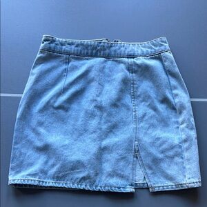 Classic Blue Denim Skirt